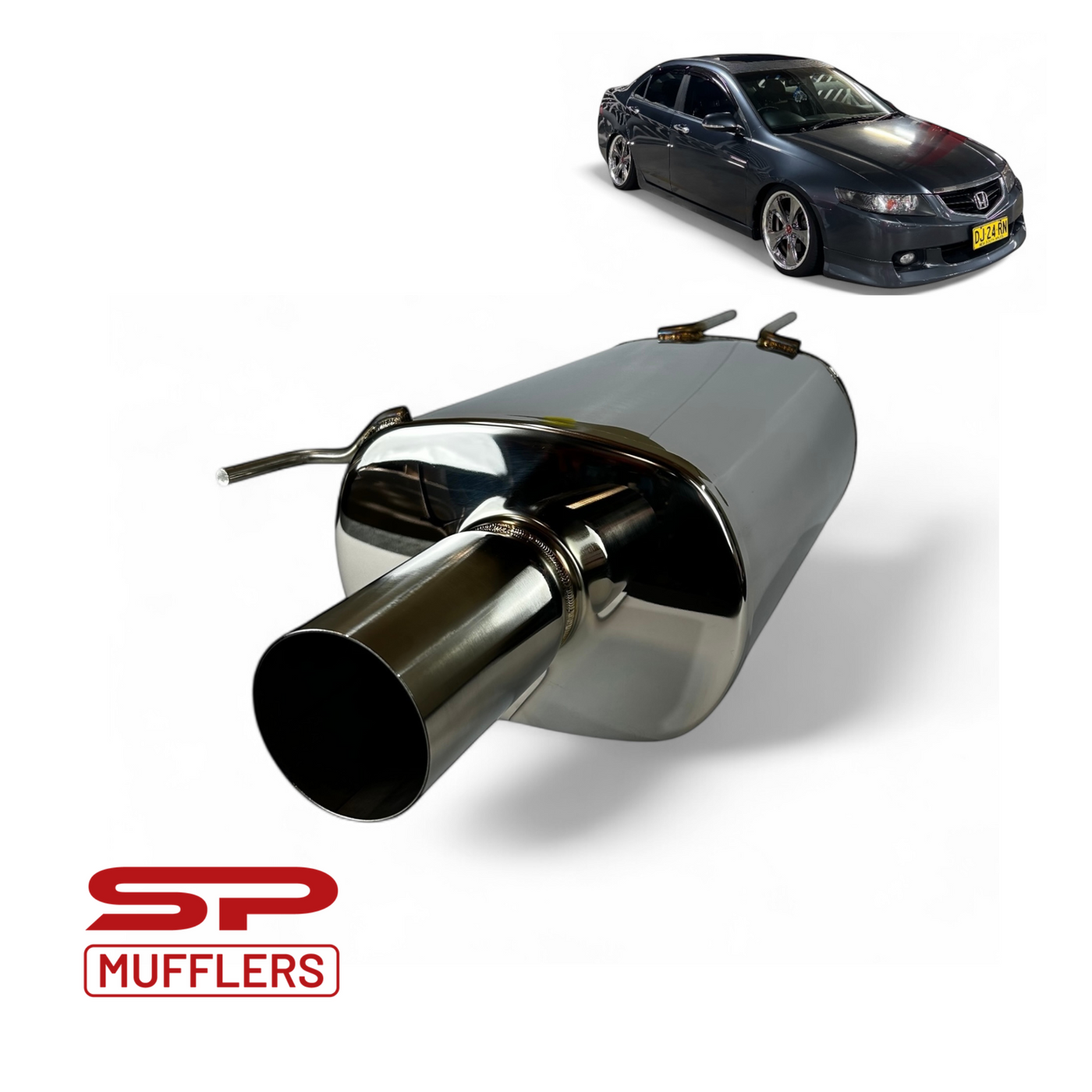 Honda Accord Euro CL9 Hung Muffler
